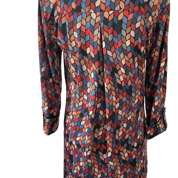 Ava & Grace Women’s Long Sleeve Dress -Fall Multicolor- Size Small - Picture 6 of 10